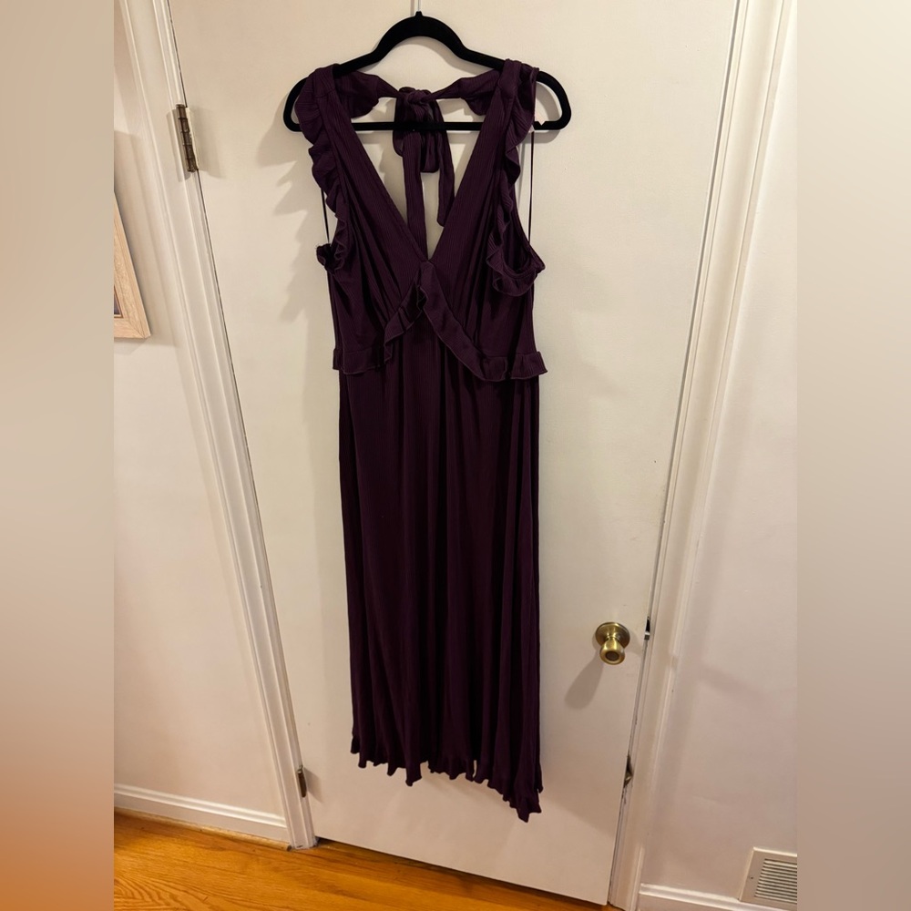 Anthropologie ✨Poshmark Purple✨ Backless Dress